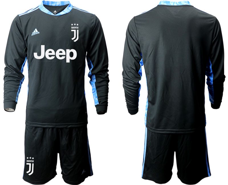 Men 2020-2021 club Juventus black long sleeve goalkeeper Soccer Jerseys